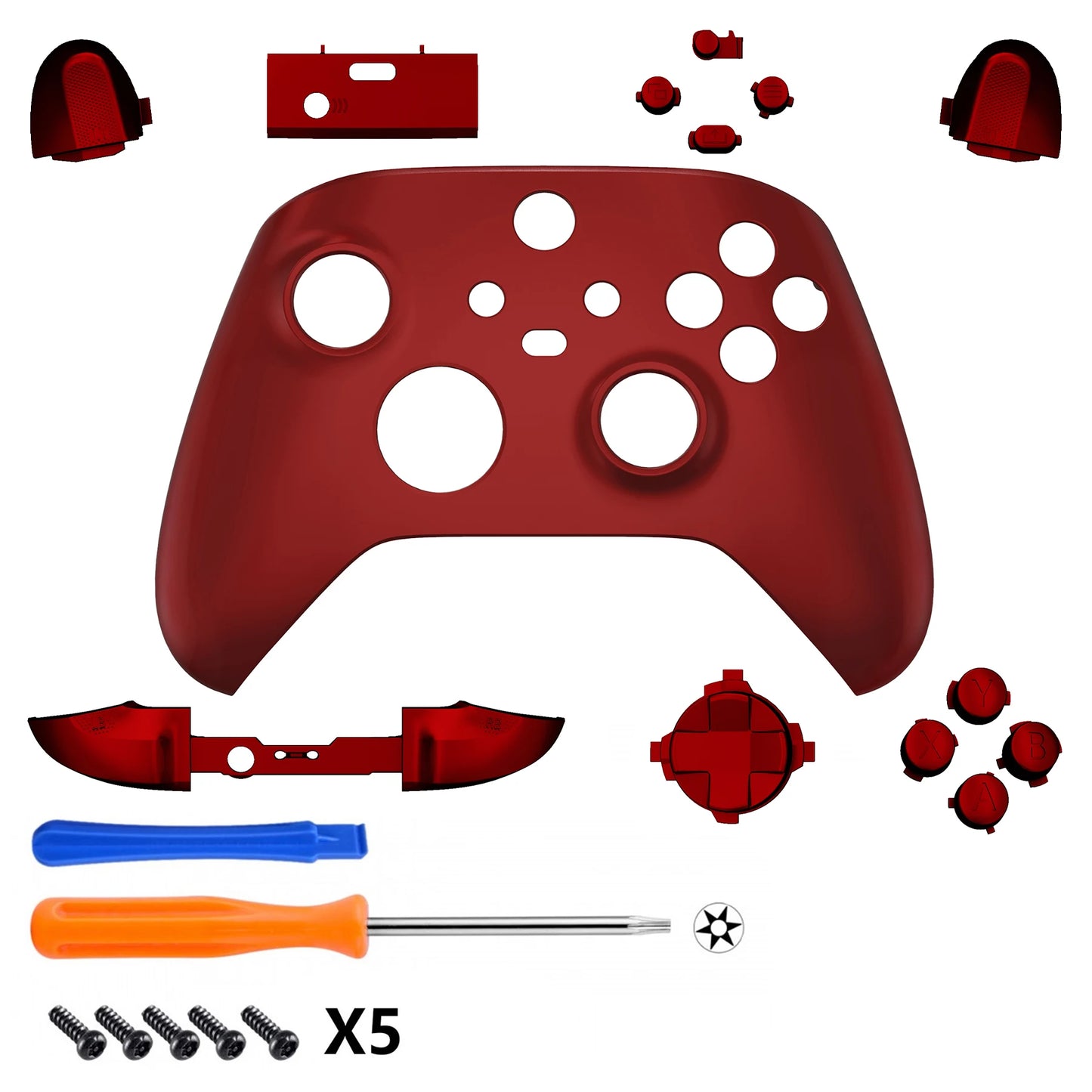 eXtremeRate Replacement Faceplate Housing Shell Case for Xbox Core Wireless Controller ( Xbox Series X/S )