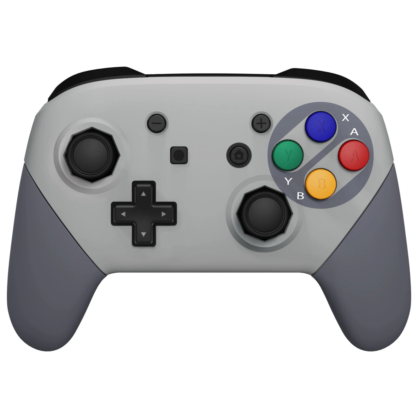 eXtremeRate Octagonal Gated Sticks Design DIY Grip Housing Shell, Replacement Faceplate Backplate for NS Switch Pro Controller