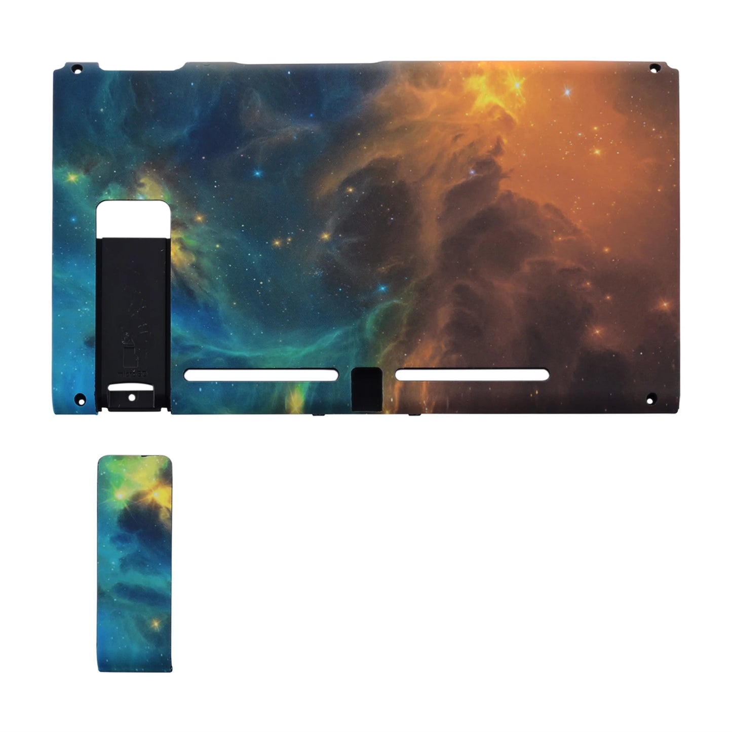 eXtremeRate Custom Console Back Plate with Kickstand DIY Replacement Housing Shell Case for Nintendo Switch Console