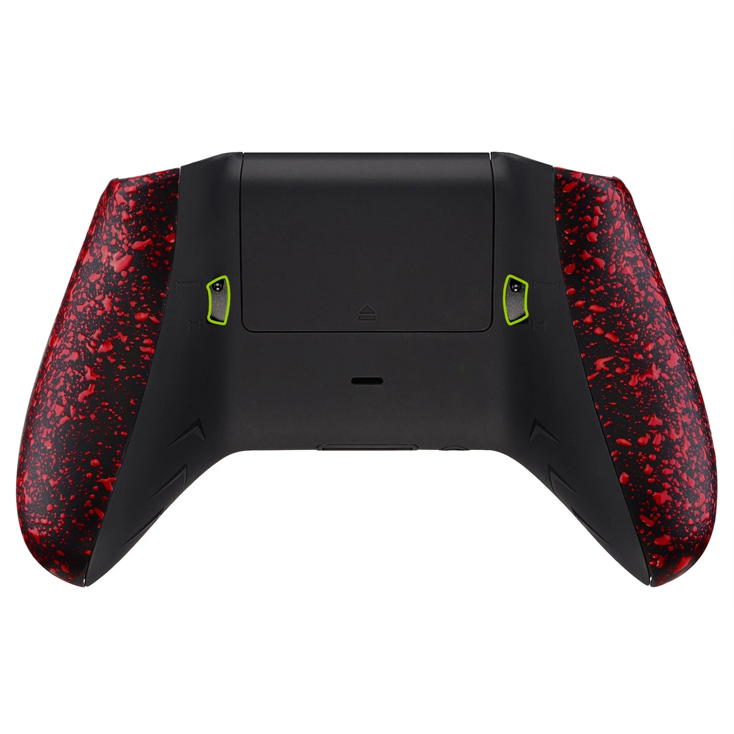 eXtremeRate FlashShot Trigger Bottom Shell Kit Back Shell & Handle Grips & Dual Trigger Locks for Xbox One S & One X Controller