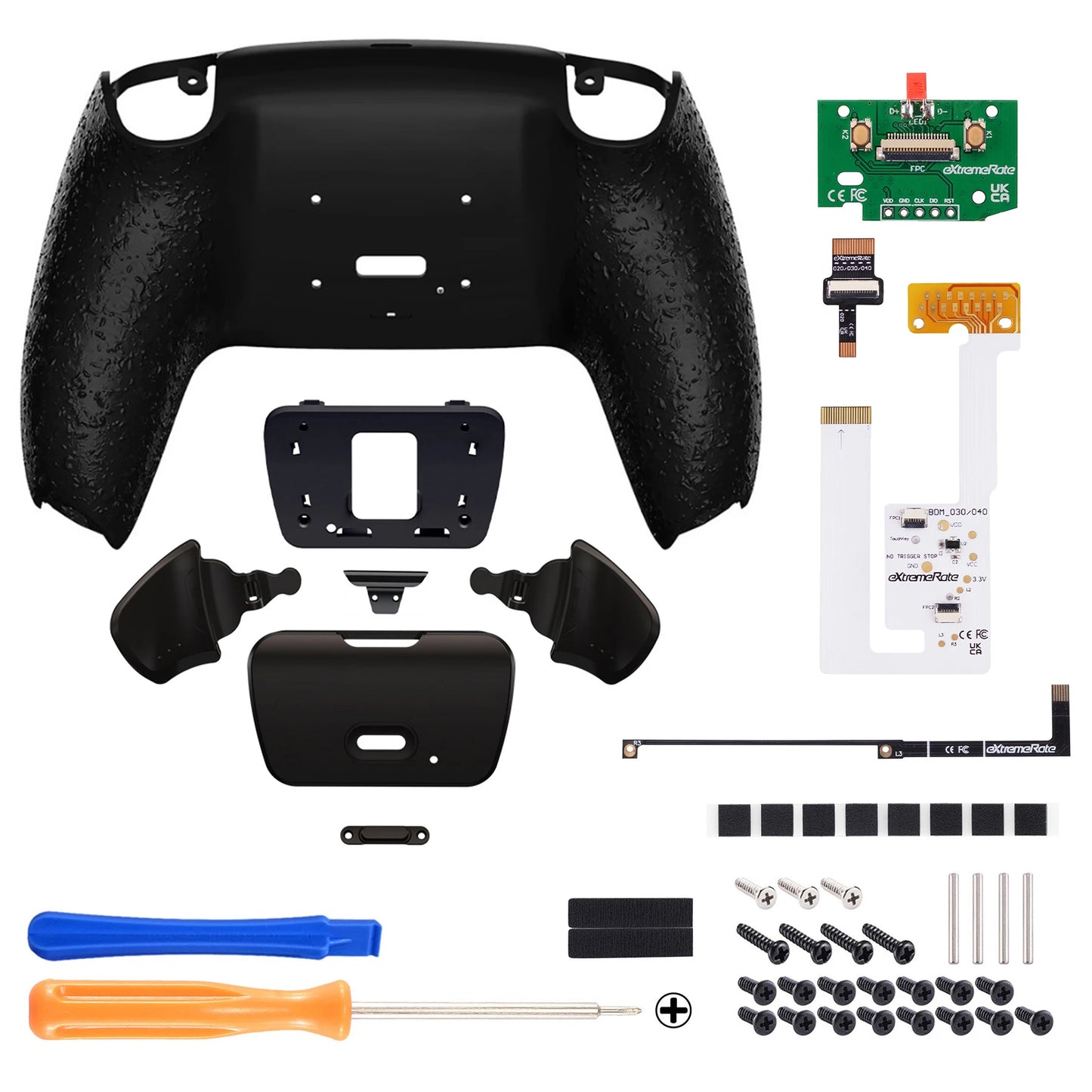 eXtremeRate Back Paddles Programable RISE V3 Remap Kit for ps5 Controller BDM-030/040/050, Upgrade Board Back Shell Back Button