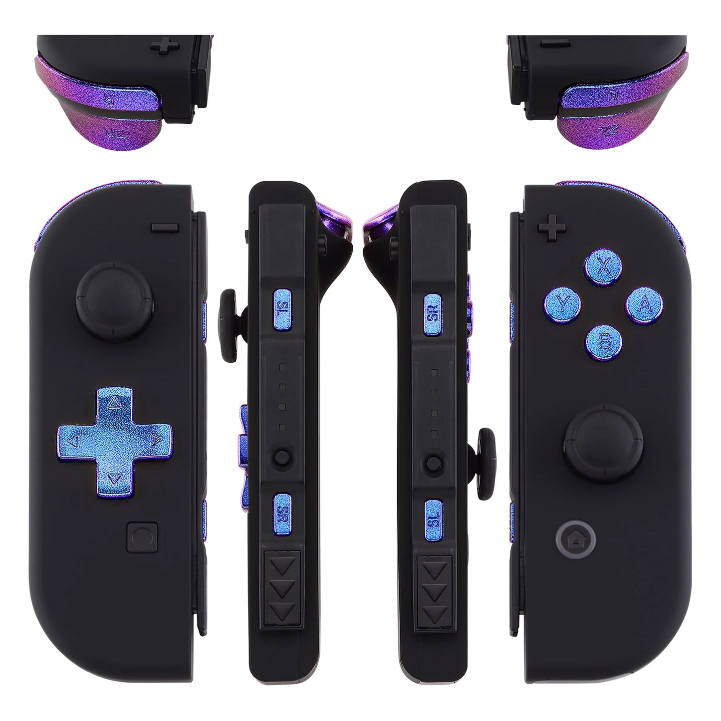 eXtremeRate Custom Dpad ABXY Keys SR SL L R ZR ZL Trigger Full Set Buttons with Tools for Nintendo Switch JoyCon &OLED model