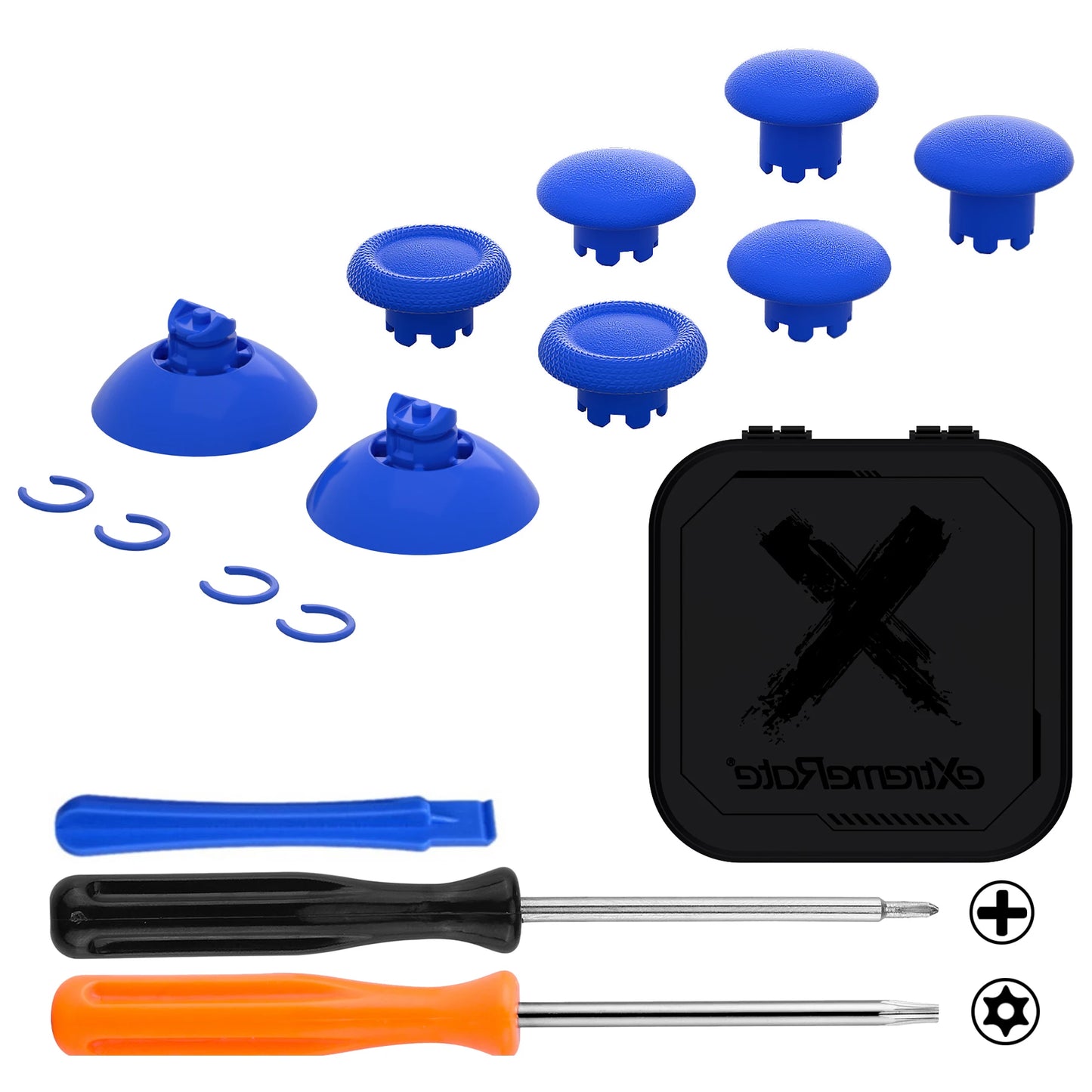 eXtremeRate Interchangeable Thumbsticks for Xbox Core Controller, Xbox One S/X, Xbox Elite V1, Swappable stick for NS Pro