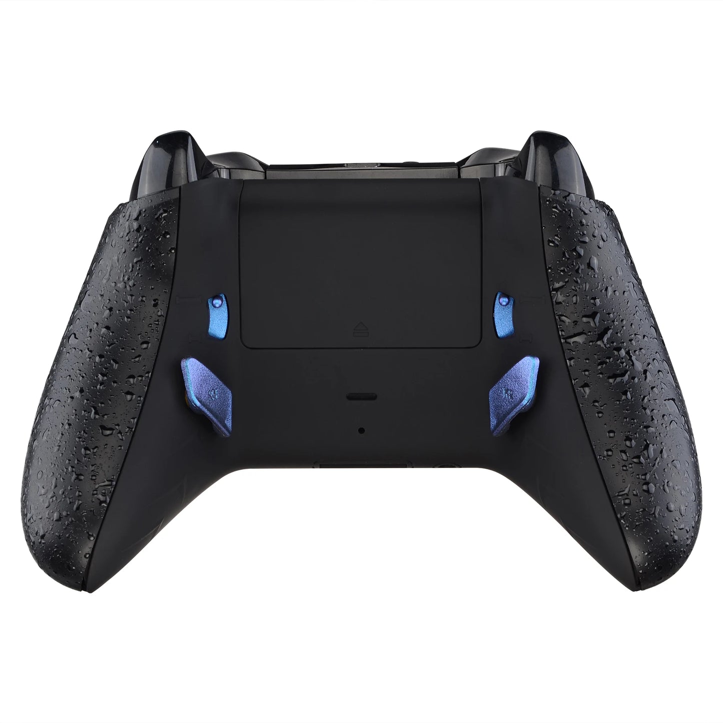 eXtremeRate Chameleon Purple Blue Glossy Buttons K1 K2 Paddles for Xbox One S X Controller LOFTY Remap & Trigger Stop Kit