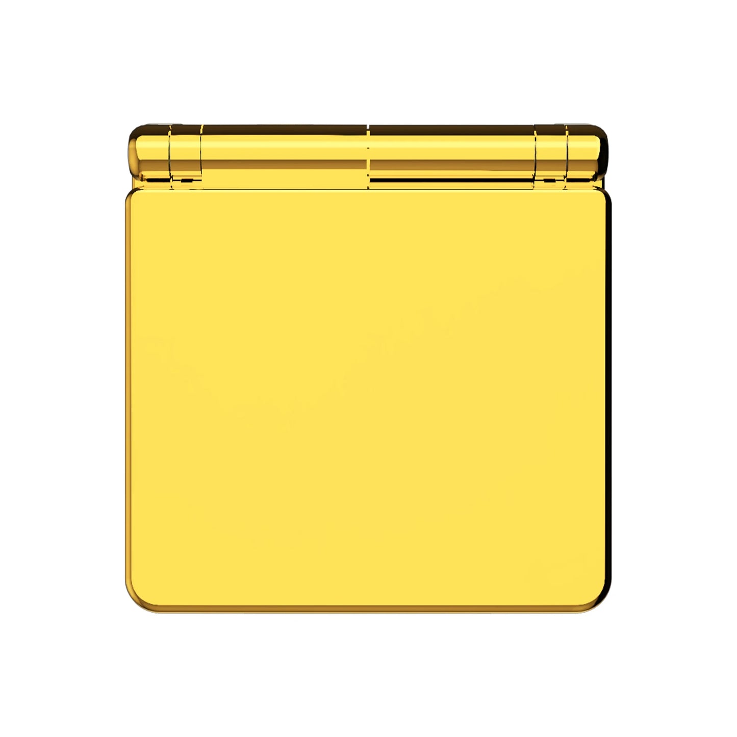 eXtremeRate Replacement Housing Shell for Gameboy Advance SP (GBA SP) - Chrome Gold