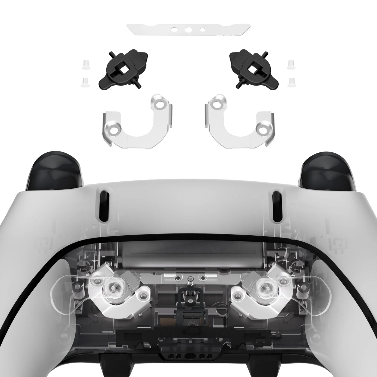 eXtremeRate Back Paddle Replacement Magnetic Module Kit for ps5 Edge Controller, Repair Parts Back Buttons - Without Back Paddle