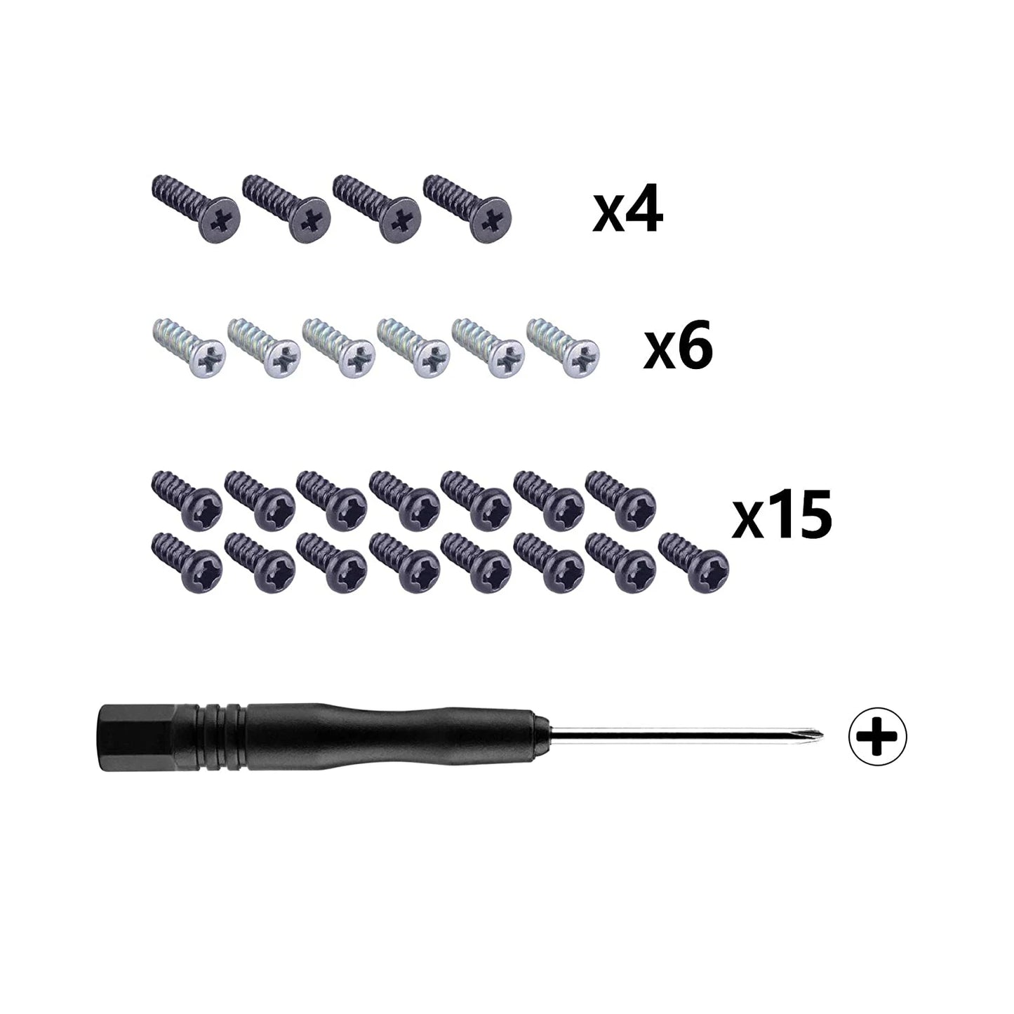 eXtremeRate Replacement Full Set Buttons with Tools for Nintendo Switch Pro Controller, Repair ABXY D-pad ZR ZL L R Keys