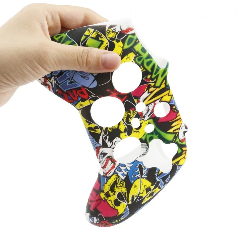 Soft Silicone Protective Case For Xbox Series X/S Controller Skin Gamepad Rubber Skin Thumb Grips Cap Joystick Cover Shell