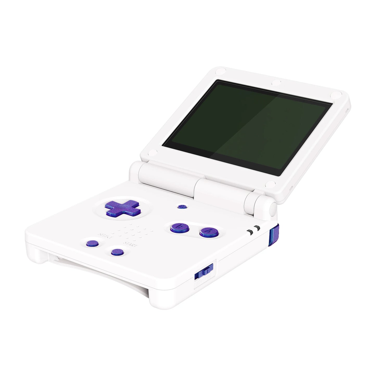 eXtremeRate Full Set Buttons for Gameboy Advance SP for GBA SP Console - Chameleon Purple Blue