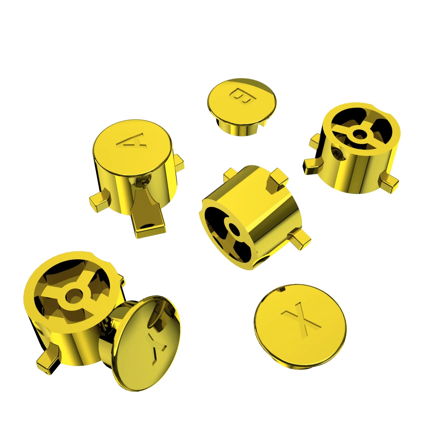 eXtremeRate Interchangeable ABXY Buttons DIY Swappable Replacement ABXY for NS Pro Controller - Controller NOT Included