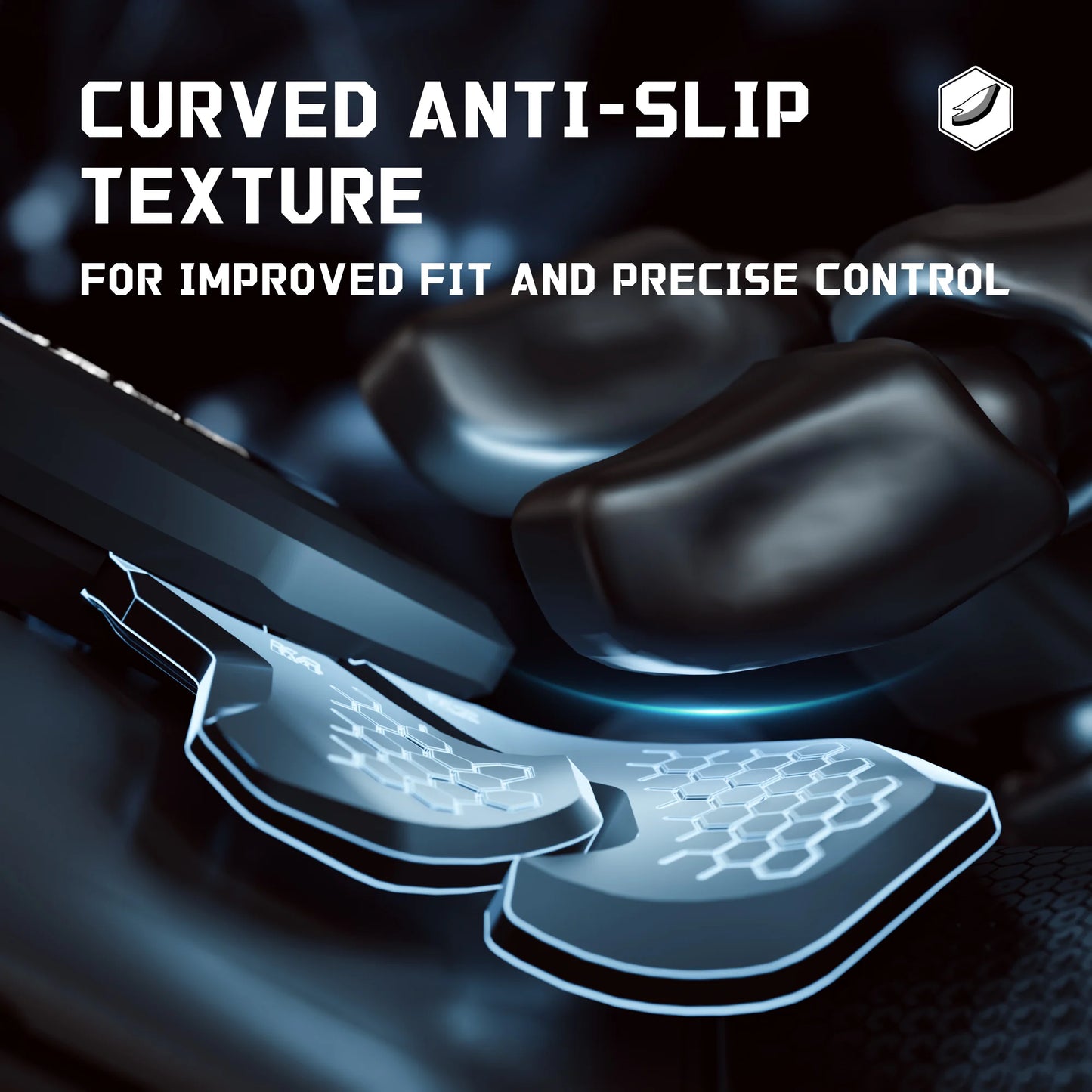 eXtremeRate for ps5 Edge Controller BEYOND Back Paddles Kit, Remappable 4 Back Buttons Attachment, OLED Display - Black