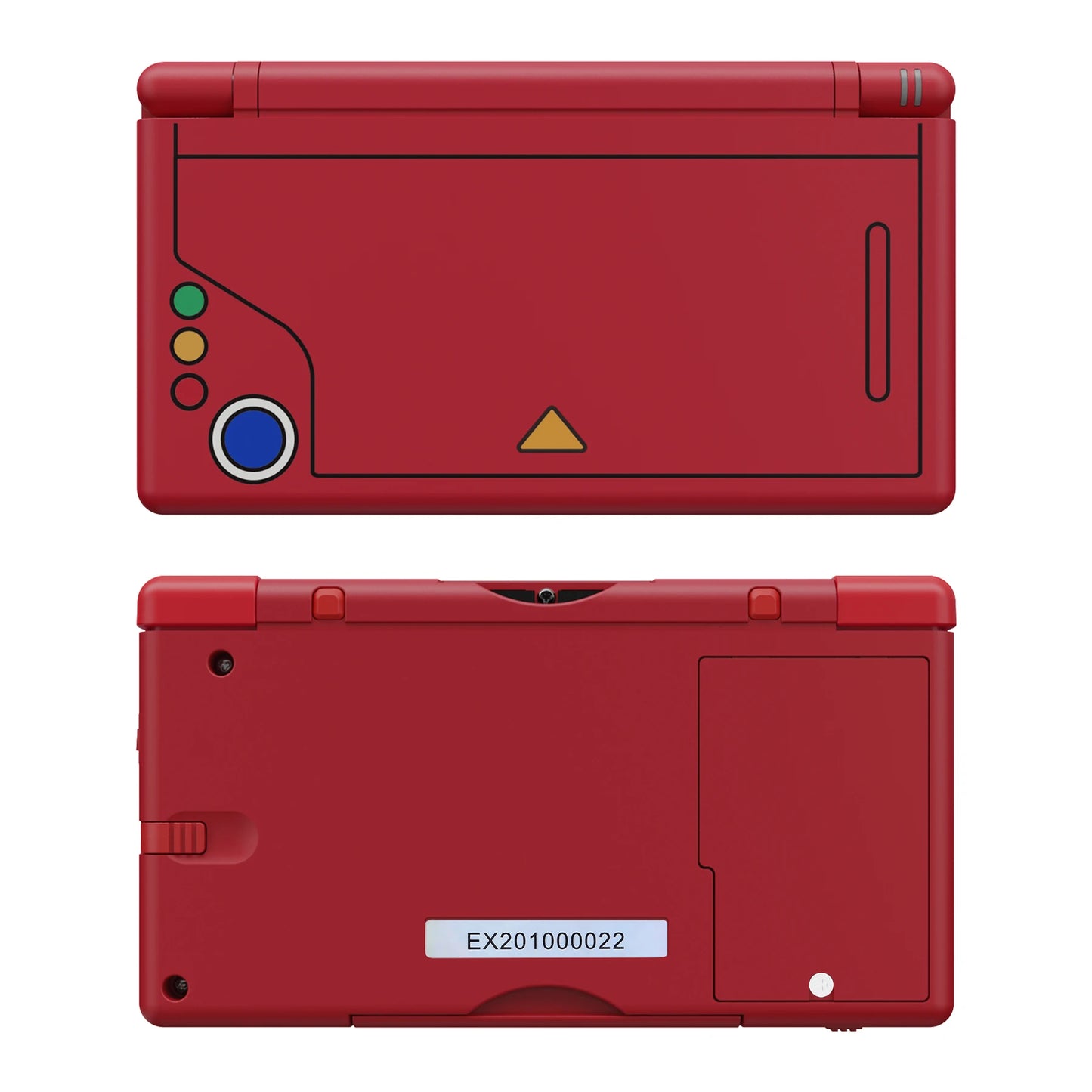 eXtremeRate Replacement Full Housing Shell for Nintendo DS Lite, Case Cover with Buttons, Screen Lens for NDSL - Monster Index