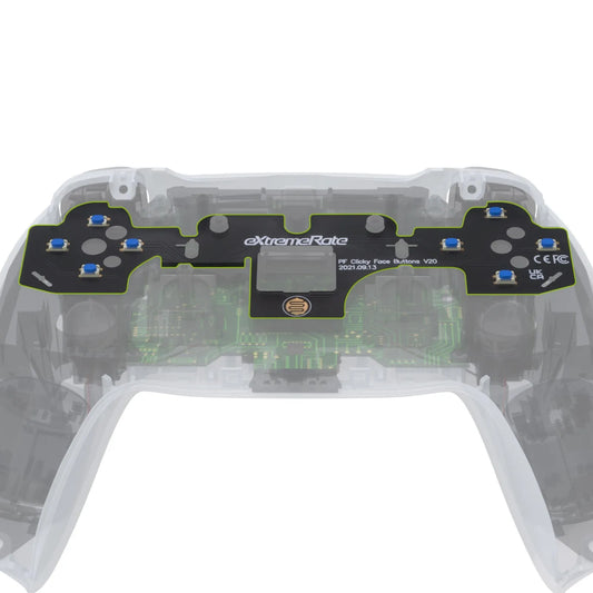 eXtremeRate Face Clicky Kit V2, Custom Tactile Dpad Action Buttons, Mouse Click Kit for ps5 Controller BDM-010 & BDM-020