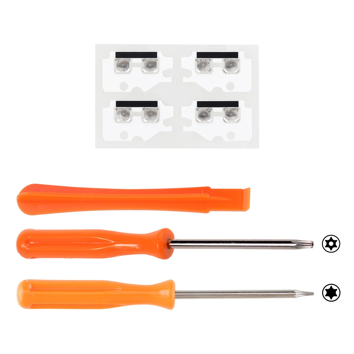 eXtremeRate Back Paddle Enhancement Metal Pad Kits for Xbox Elite Series 2 Controller(Model 1797)-Increase Back Paddles Pressure