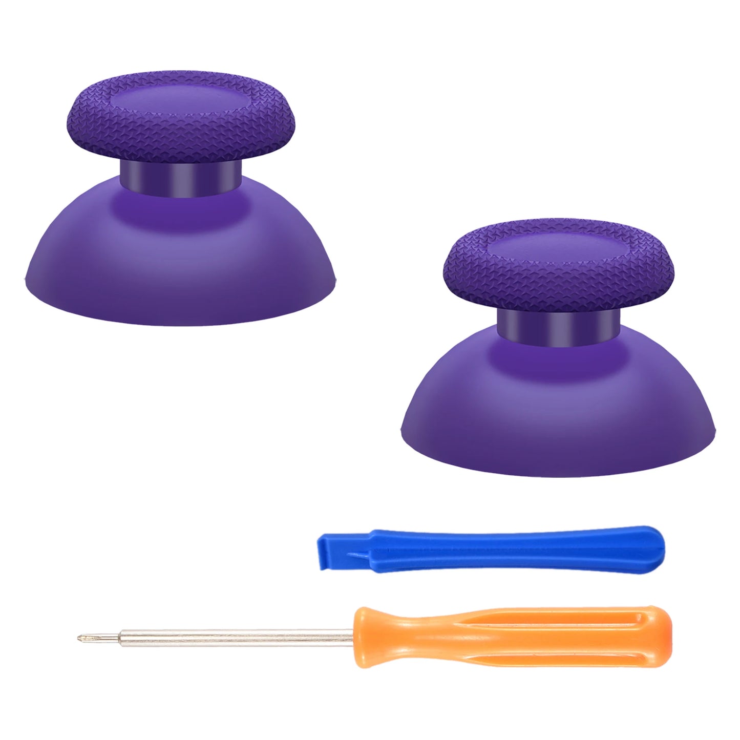 eXtremeRate Replacement Thumbsticks Button Analog Stick Joystick for ps5 for ps4 All Model - White Red Black Purple