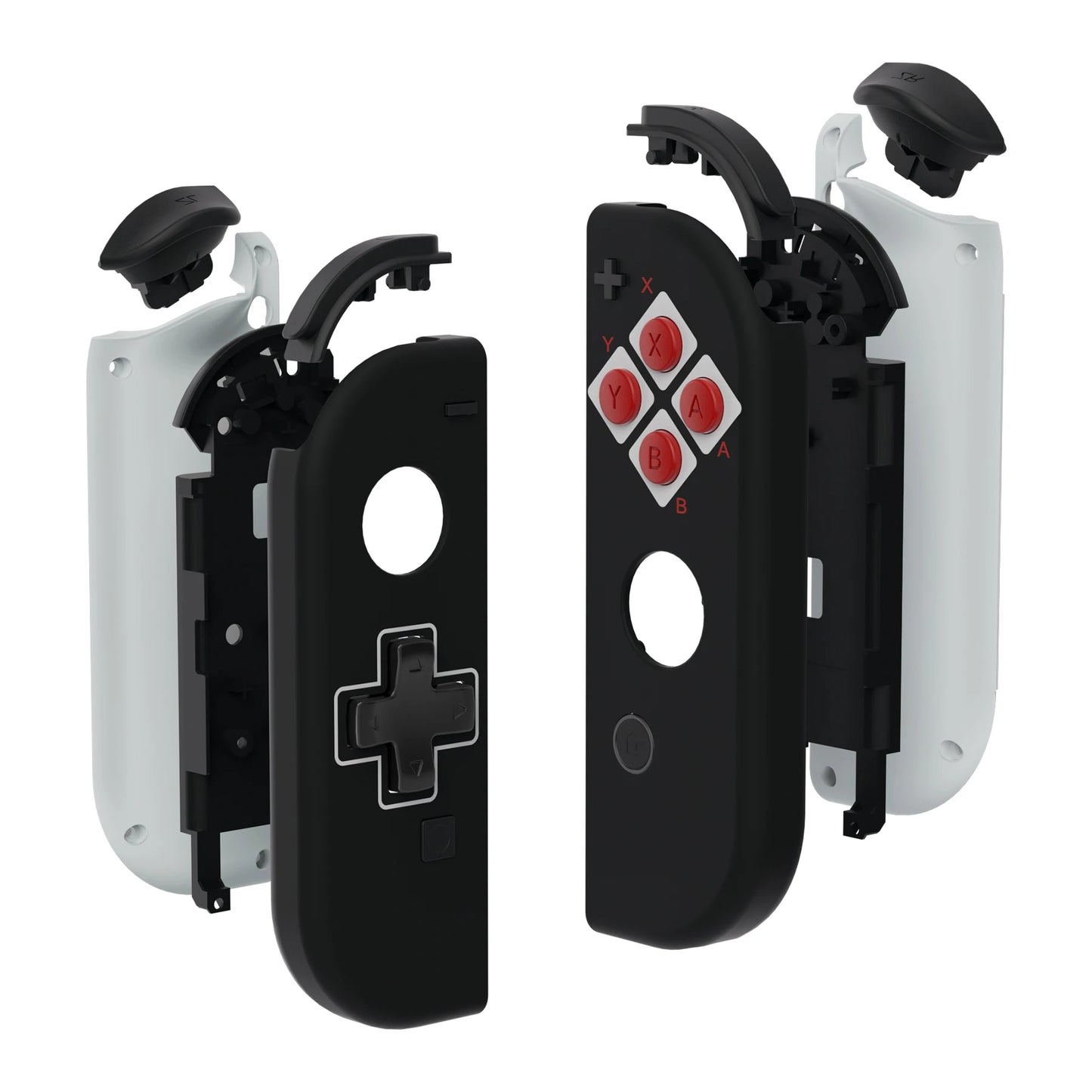 eXtremeRate Replacement Housing JoyCon Shell Buttons Controller Case for NS Switch JoyCon/OLED JoyCon - Classic Series