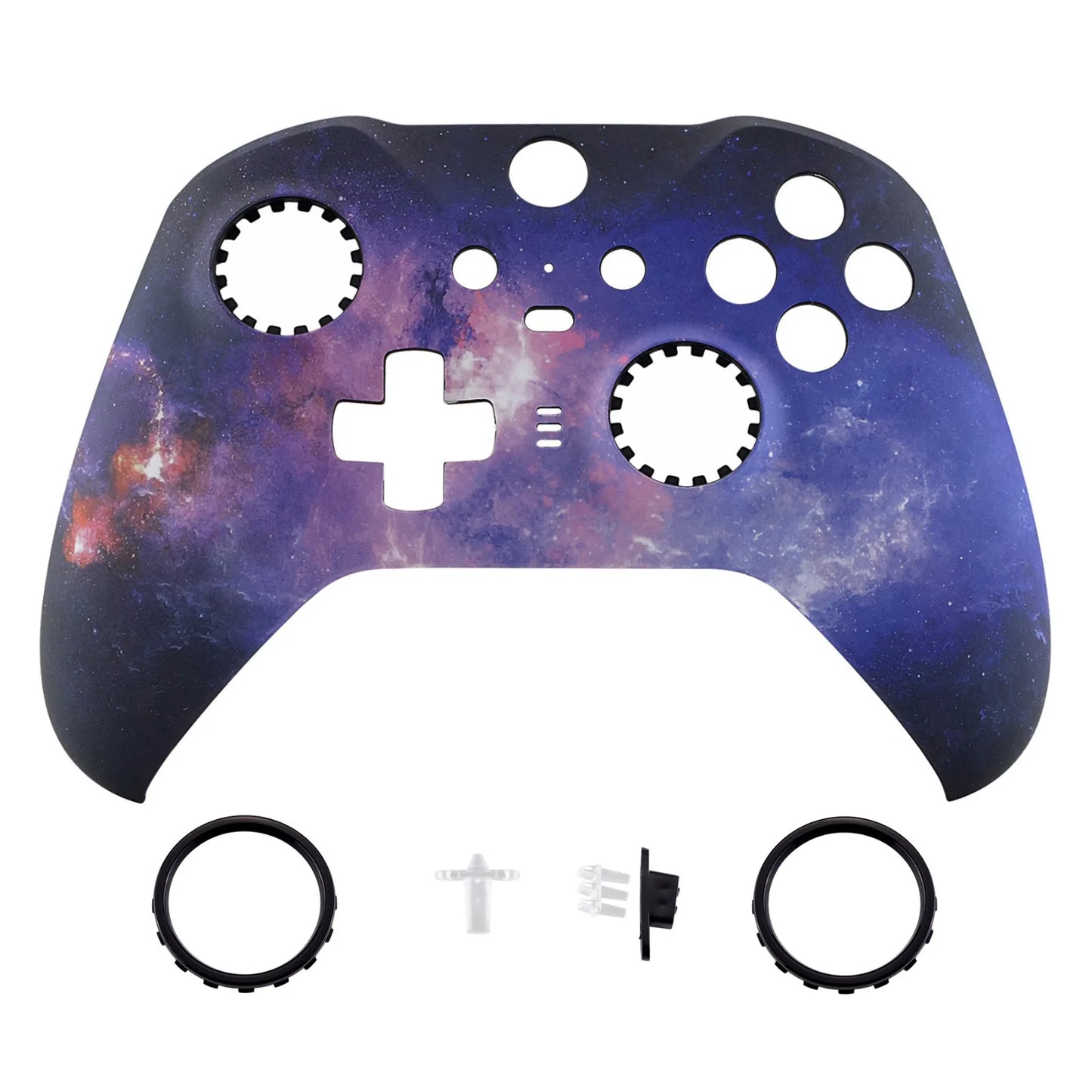 eXtremeRate Patterned Faceplate Front Housing Shell Replacement Kit for Xbox One Elite Series 2 Controller - Clown HAHAHA