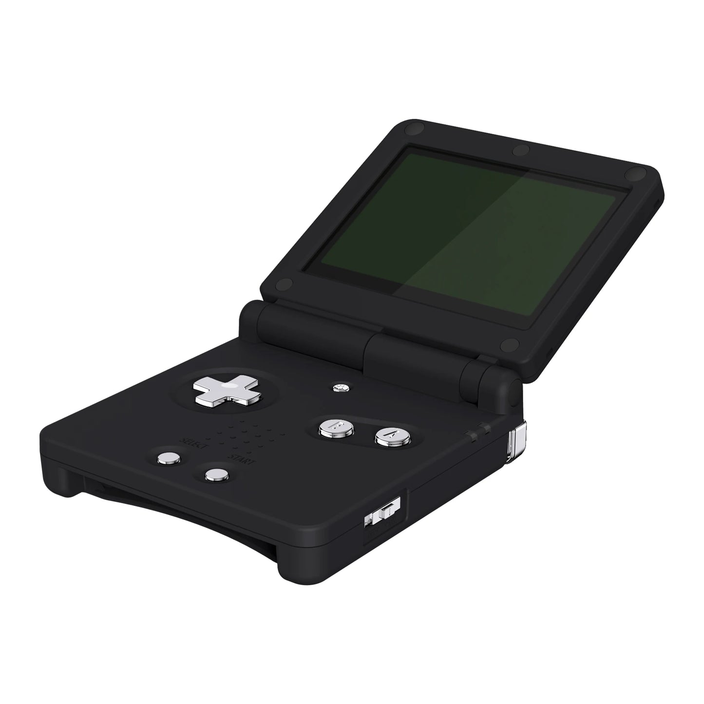 eXtremeRate Full Set Buttons for Gameboy Advance SP for GBA SP Console - Chrome Silver