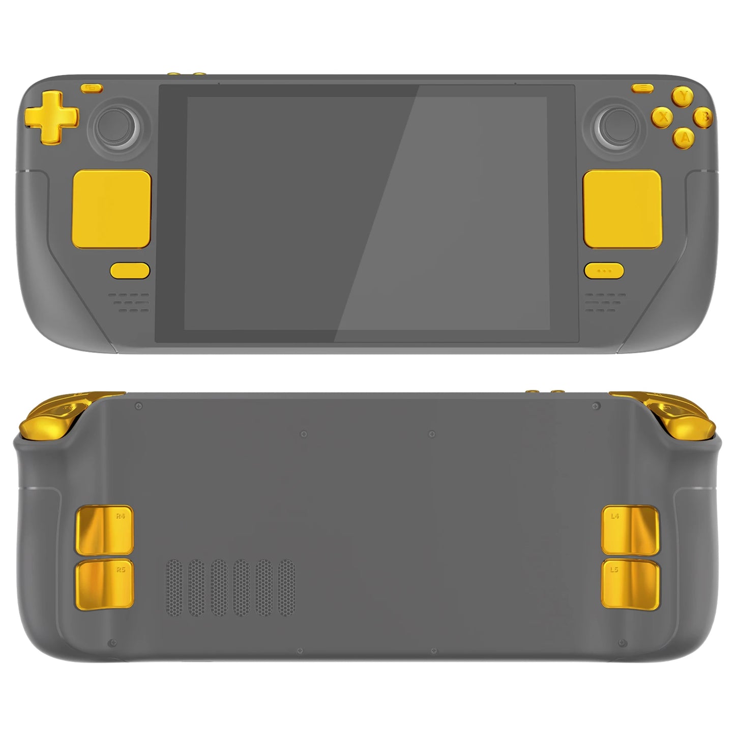 eXtremeRate Replacement Full Set Buttons for Steam Deck LCD, ABXY D-pad Trackpad Bumpers Triggers Buttons & Screwdriver Tools