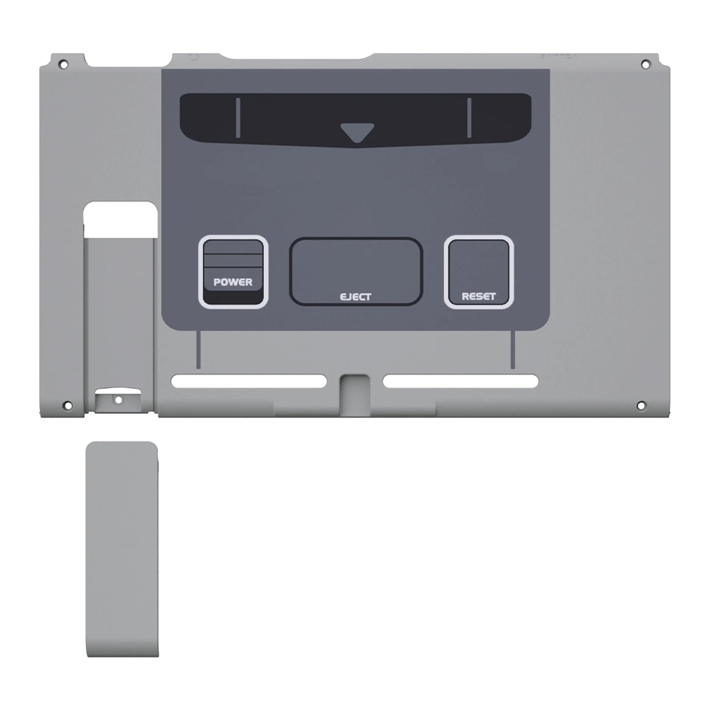eXtremeRate Custom Console Back Plate with Kickstand DIY Replacement Housing Shell Case for Nintendo Switch Console