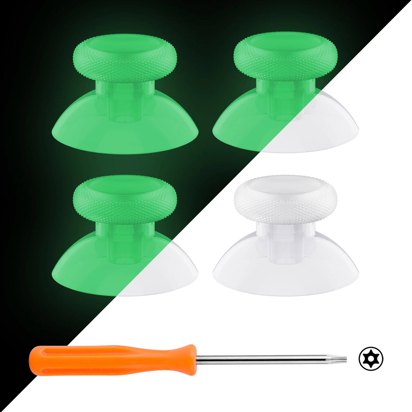 eXtremeRate 4 pcs Replacement Joystick for Xbox One & Xbox Series X/S & Xbox One S/X & Xbox Elite V1