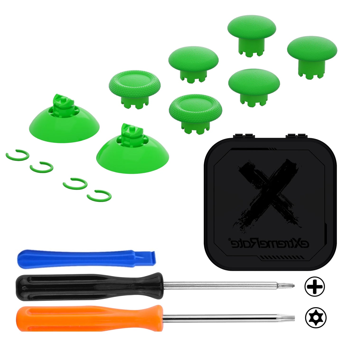 eXtremeRate Interchangeable Thumbsticks for Xbox Core Controller, Xbox One S/X, Xbox Elite V1, Swappable stick for NS Pro