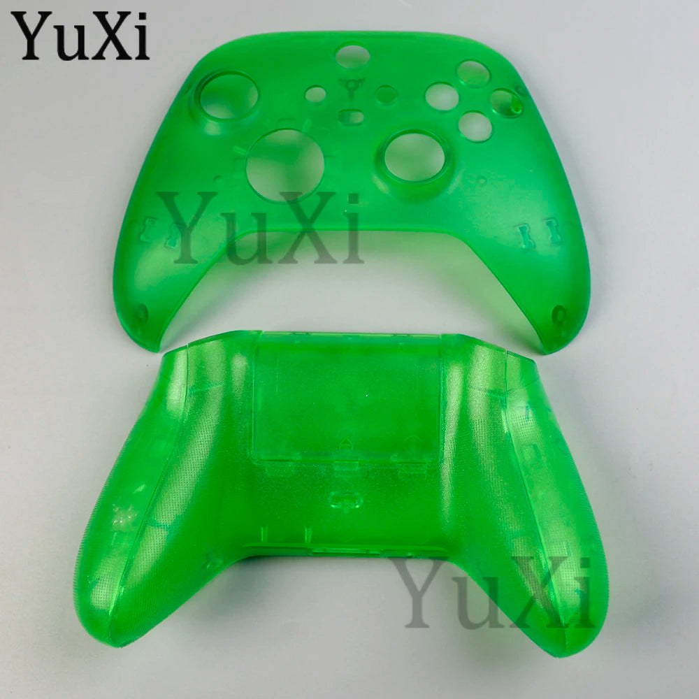 1Set Top Bottom Housing Shell for Xbox Series X/S Upper Down Case Cover Colorful Faceplant Gamepad Controller Replacement