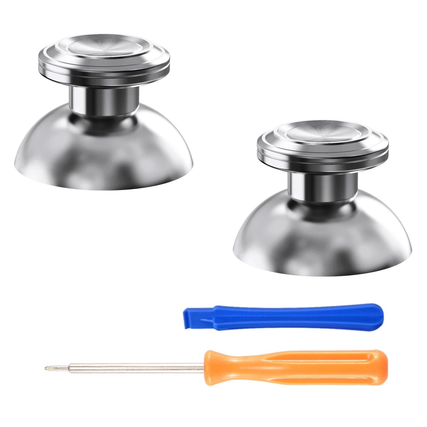 eXtremeRate Custom Metal Thumbsticks for ps5 Controller, Replacement Aluminum Analog Stick Joystick for ps4 Controller