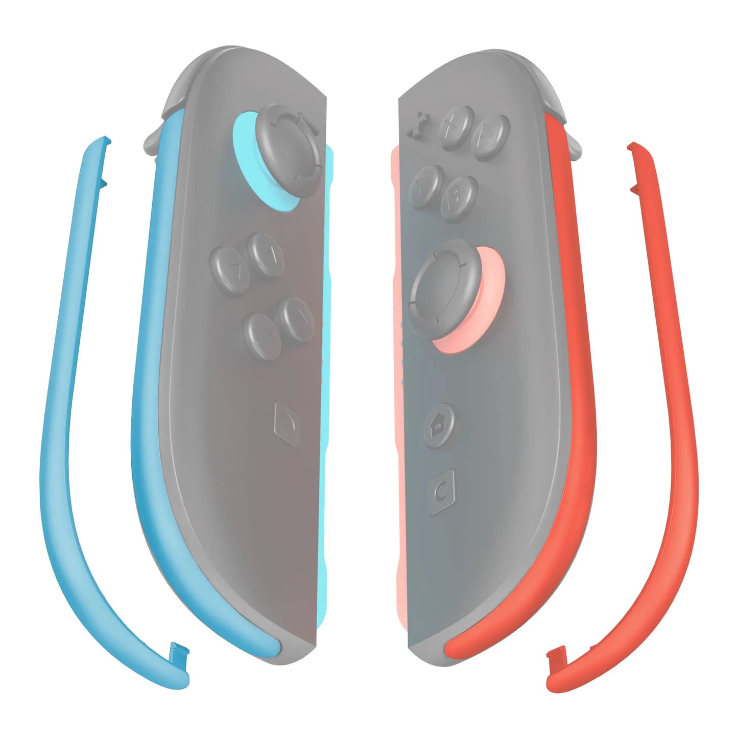 eXtremeRate Replacement Decorative Strips for Joycon 2, DIY Decoration Strip Side Housing Trim Shell for Nintendo Switch 2