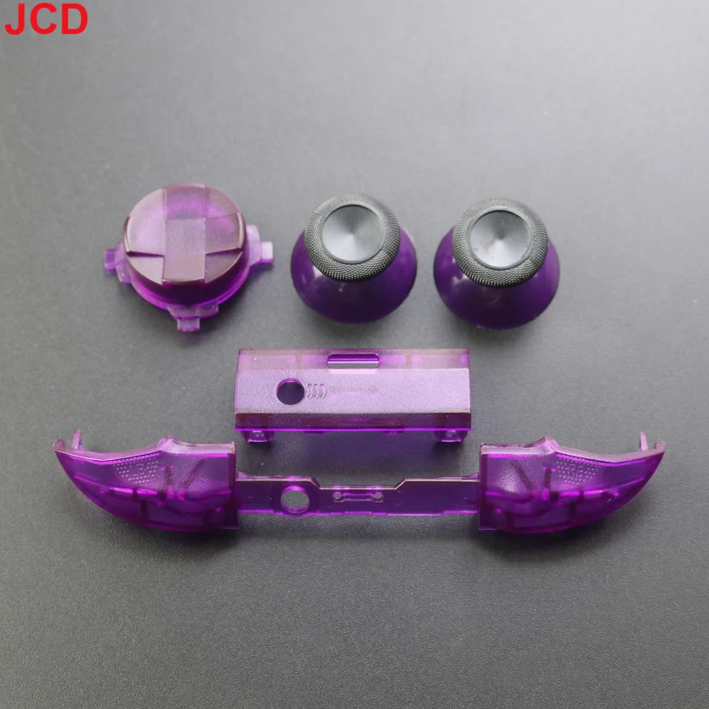 For Xbox Series X S Controller LB RB Button Strip Middle BaffleStrip Cross Direction Keys 3d Analog Joystick Cap D-Pad Button