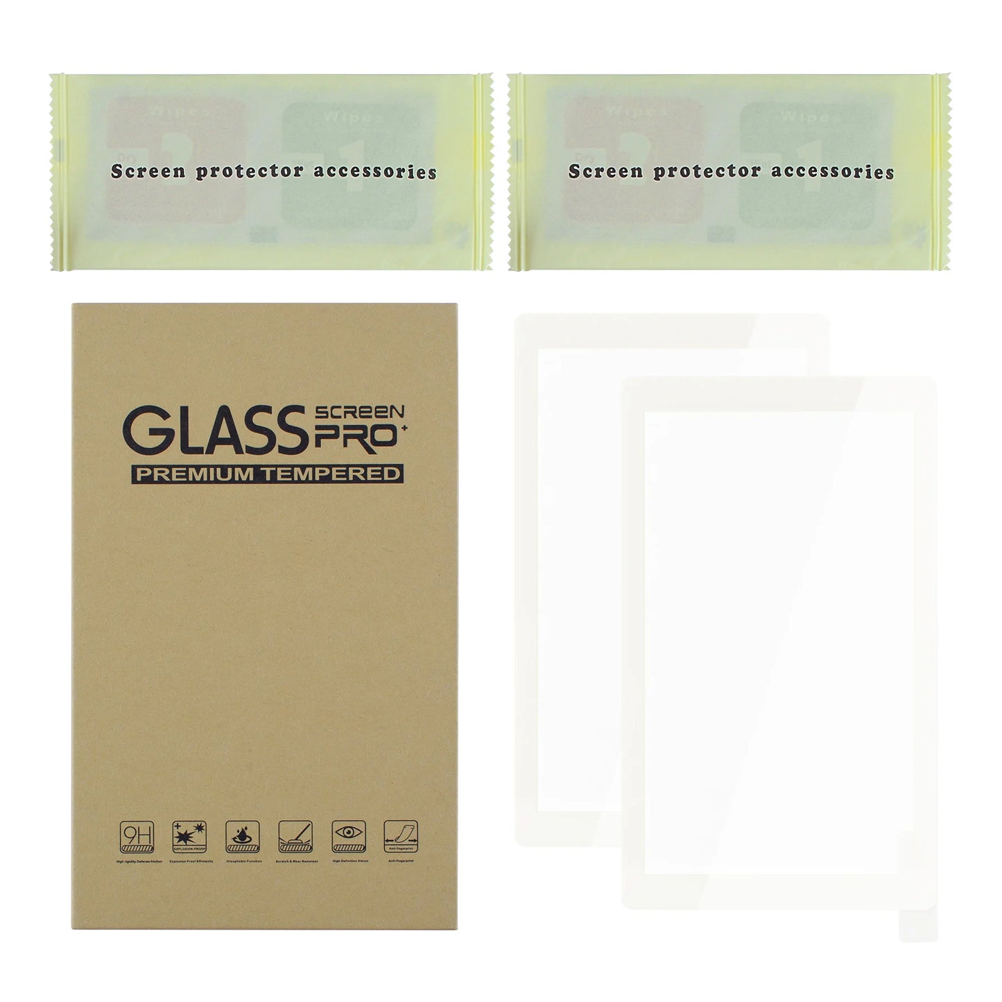 eXtremeRate Colourful Border Transparent HD Clear Accessories Saver Film Tempered Glass Screen Protector for NS Switch Lite