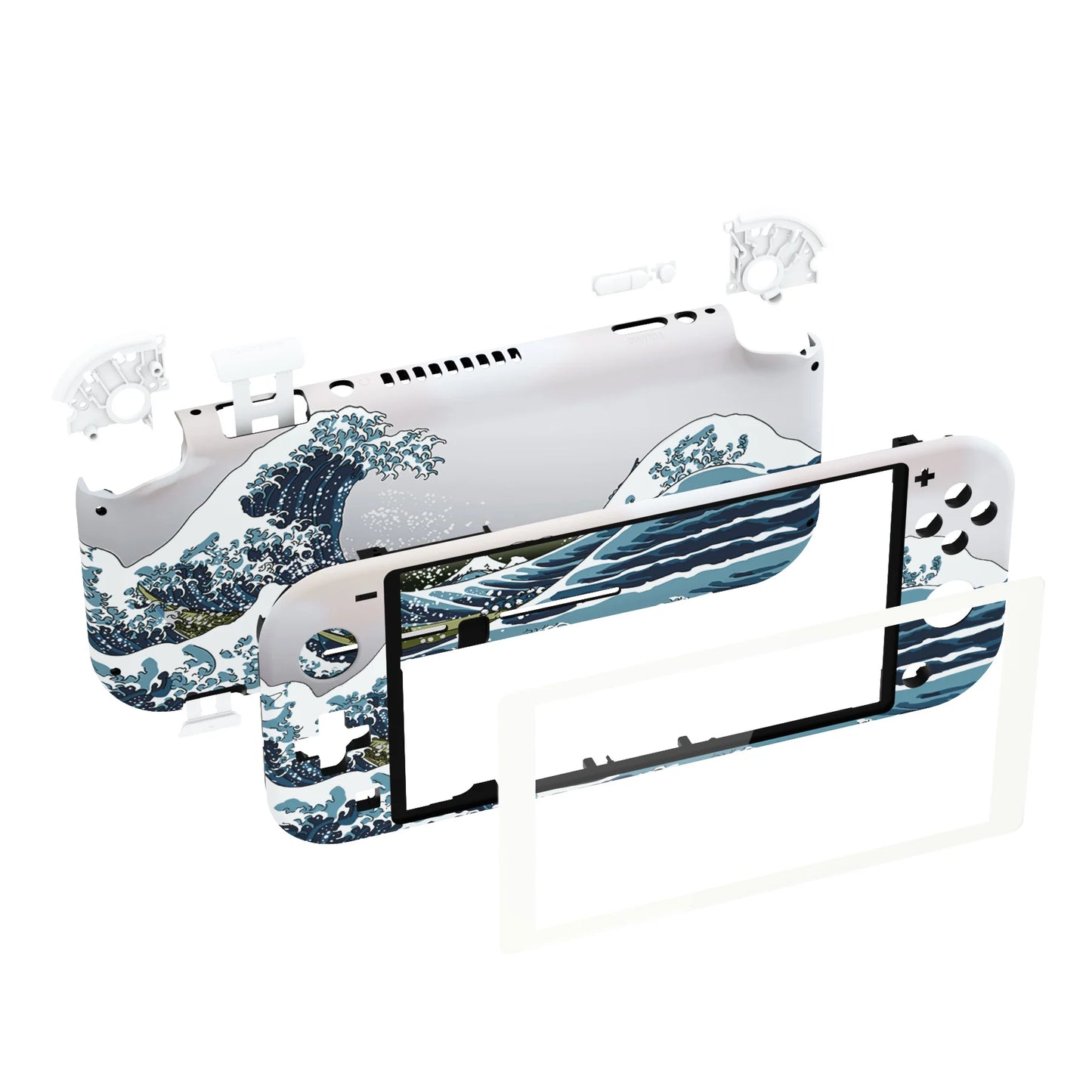 eXtremeRate Replacement Shell Handheld Controller Housing Protector with Screen for Nintendo Switch Lite - Classic & Patterned