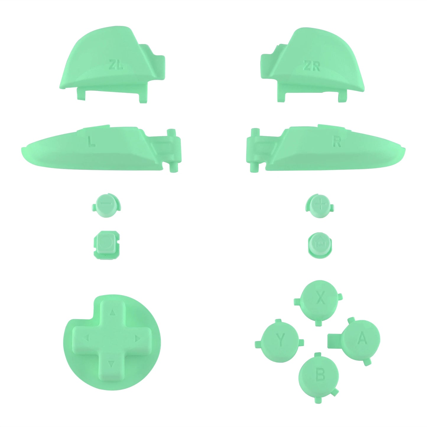 eXtremeRate Replacement Full Set Buttons with Tools for Nintendo Switch Pro Controller, Repair ABXY D-pad ZR ZL L R Keys