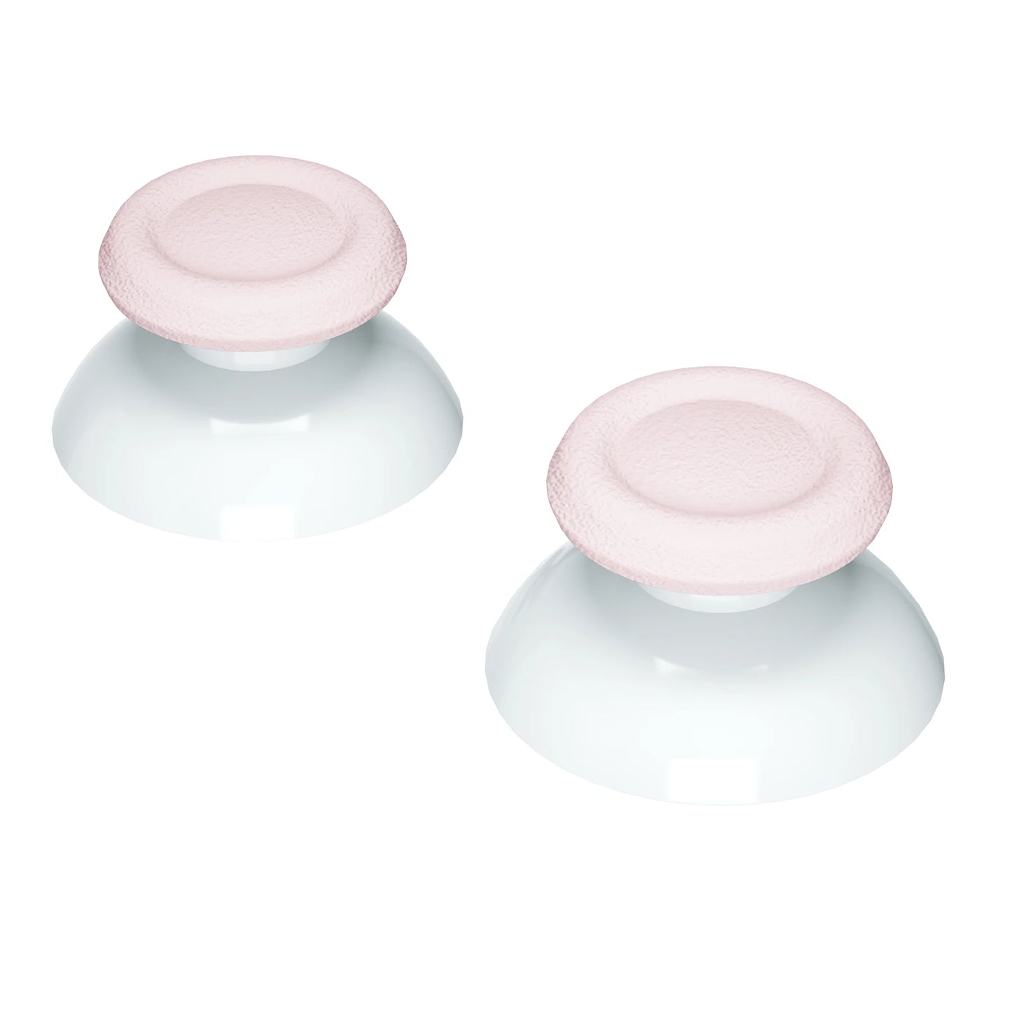 eXtremeRate 3D Joystick Analog Thumb Sticks Accessories for PS5, for PS4 All Model Controller - Pink & White