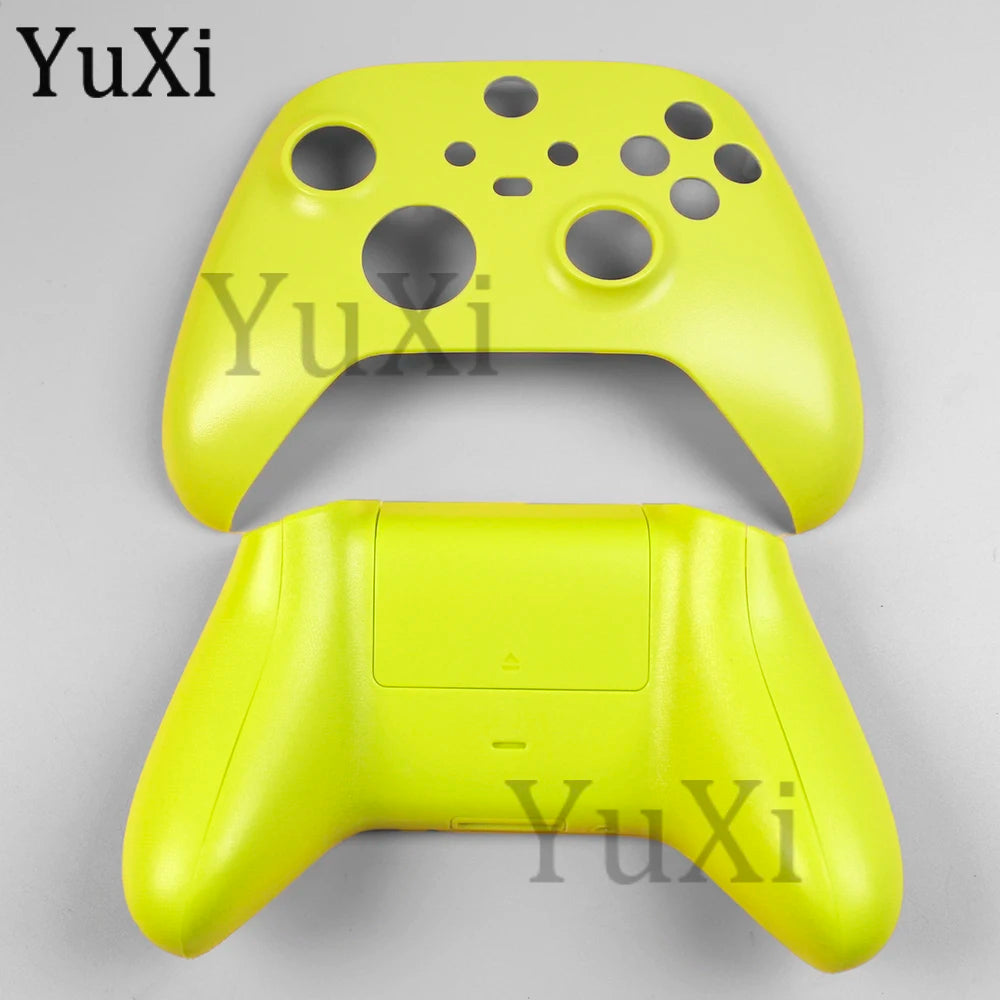 1Set Top Bottom Housing Shell for Xbox Series X/S Upper Down Case Cover Colorful Faceplant Gamepad Controller Replacement