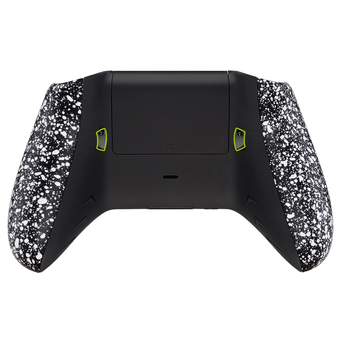 eXtremeRate FlashShot Trigger Bottom Shell Kit Back Shell & Handle Grips & Dual Trigger Locks for Xbox One S & One X Controller