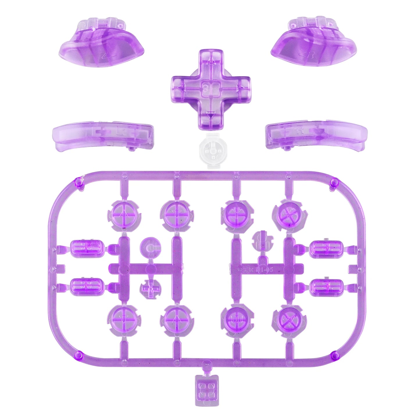 eXtremeRate Custom Dpad ABXY Keys SR SL L R ZR ZL Trigger Full Set Buttons with Tools for Nintendo Switch JoyCon &OLED model