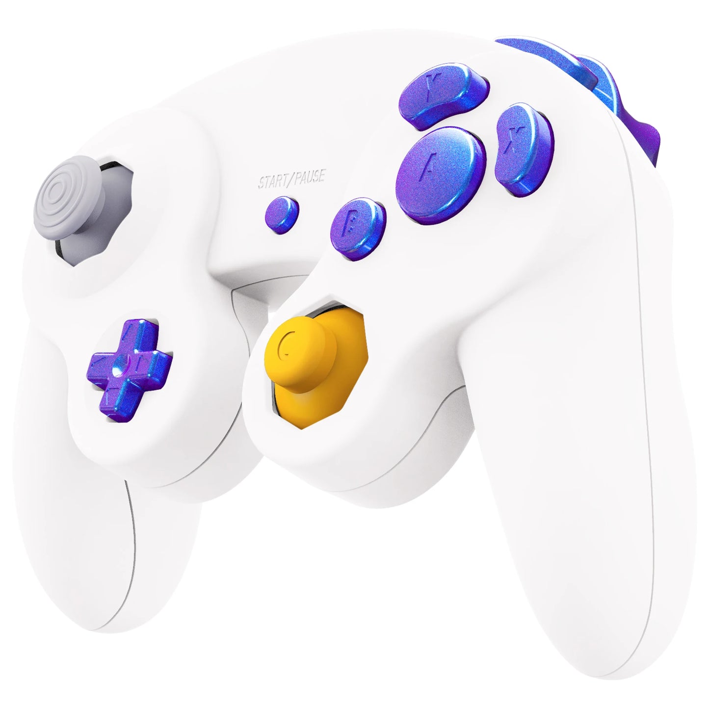 eXtremeRate DIY Replacement Full Set Buttons Thumbsticks & Tools for Nintendo GameCube Controller, Repair ABXY D-pad Z L R Keys