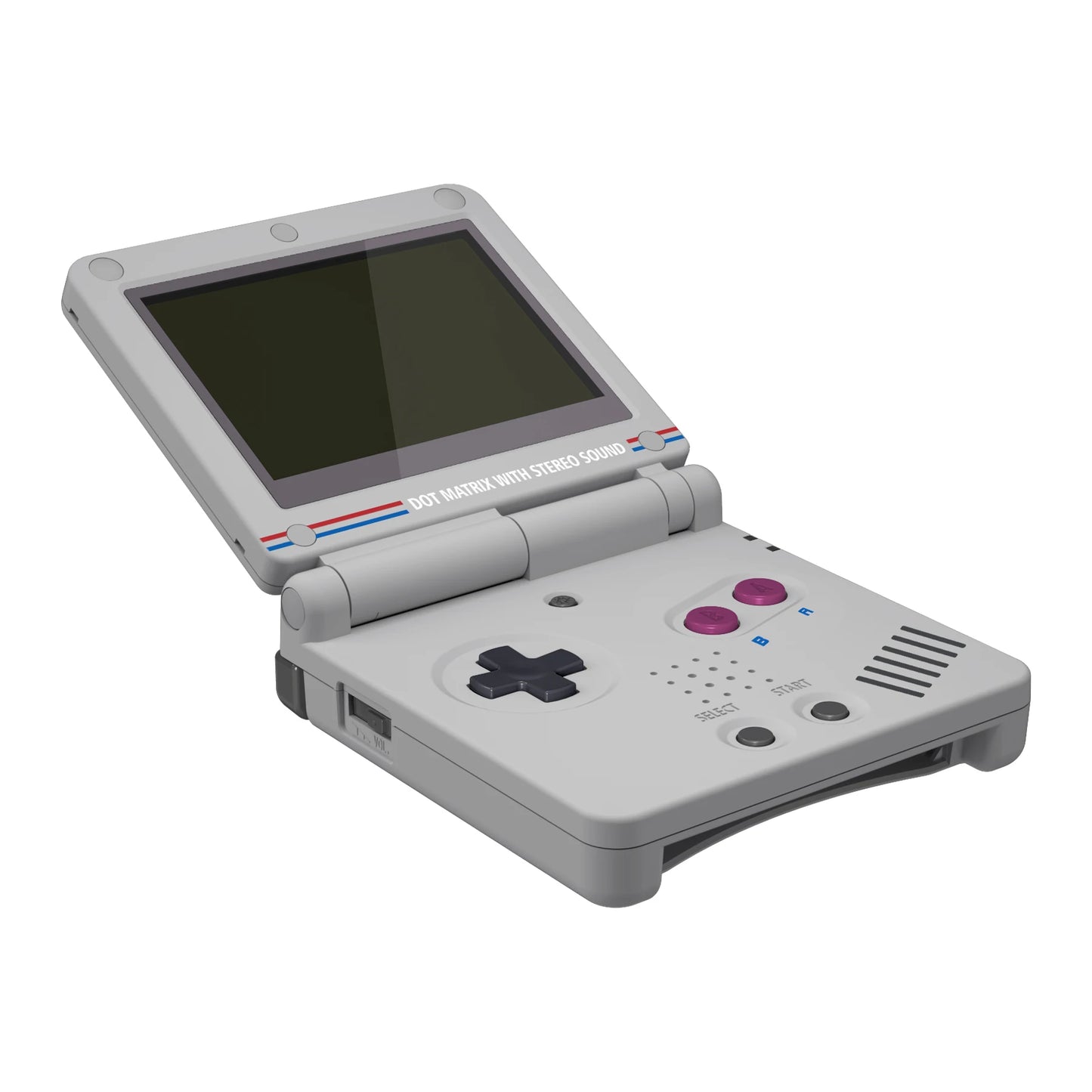 eXtremeRate IPS Ready Upgraded Custom Replacement Housing Shell for Gameboy Advance SP GBA SP for IPS & Standard LCD - Classic