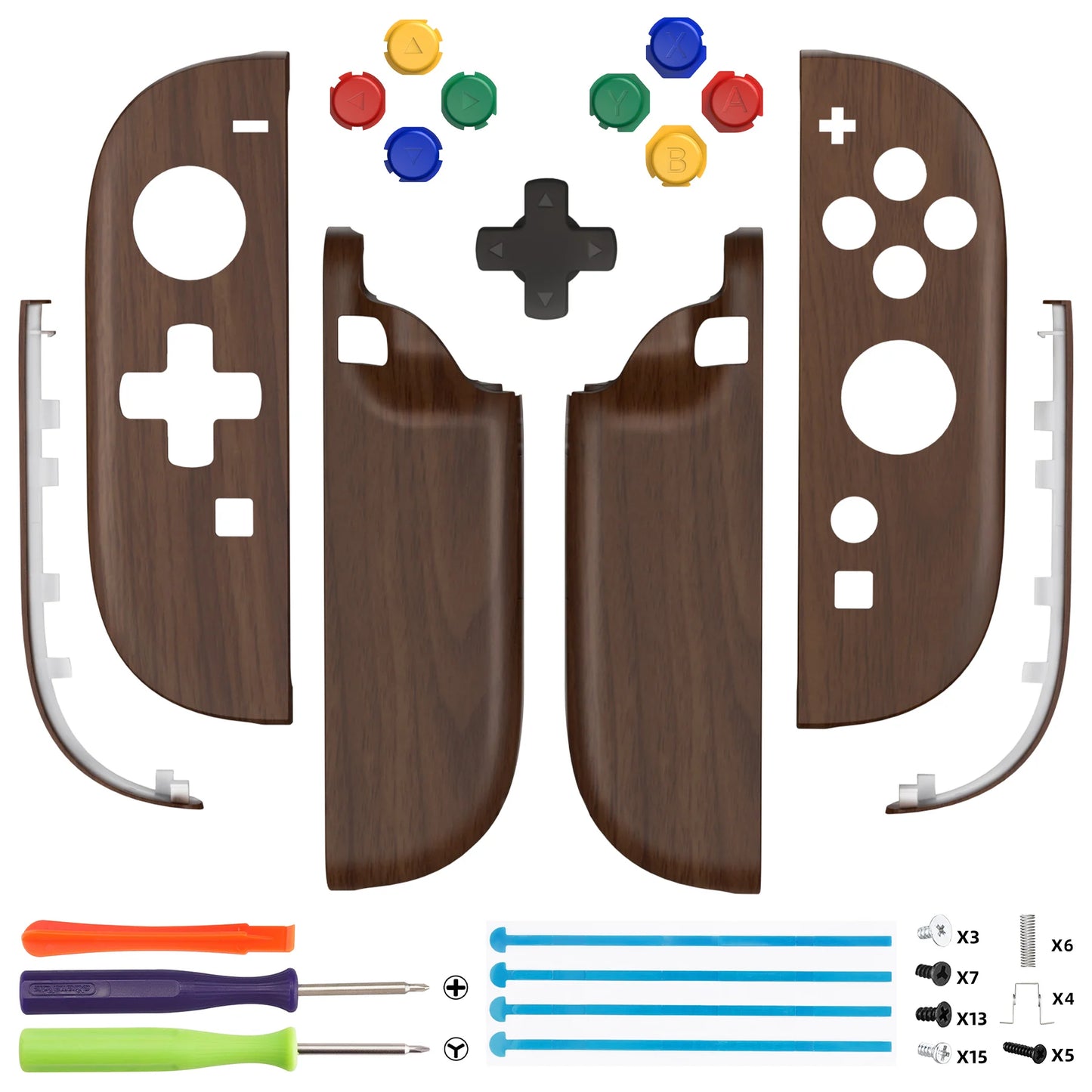 eXtremeRate DIY Replacement Shell (D-Pad Version) with Buttons for Joycon 2, for Nintendo Switch 2 Controller - Essence Version