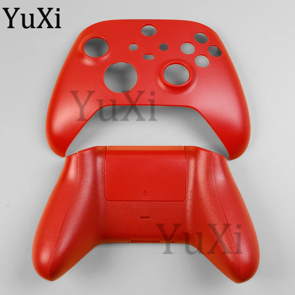 1Set Top Bottom Housing Shell for Xbox Series X/S Upper Down Case Cover Colorful Faceplant Gamepad Controller Replacement