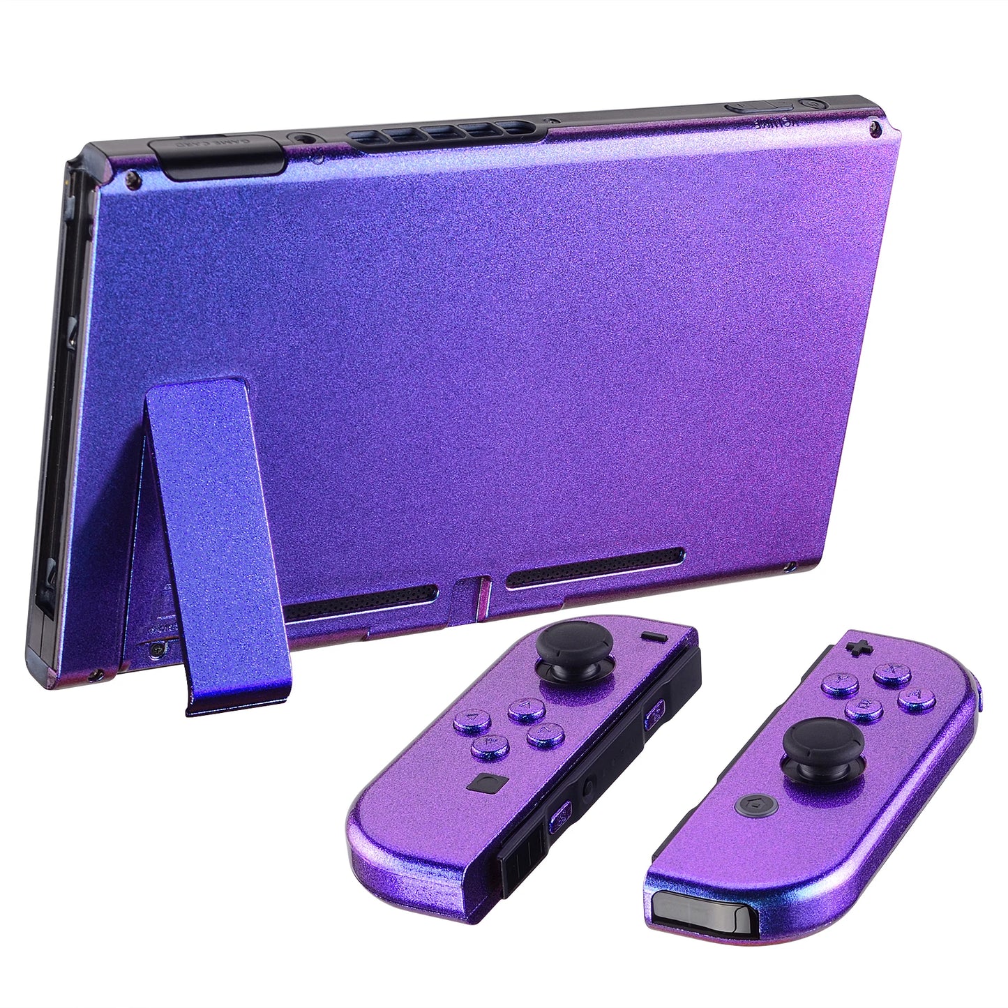 eXtremeRate Custom Console Back Plate with Controller Housing Shell Case with Full Set Buttons for Nintendo Switch Console