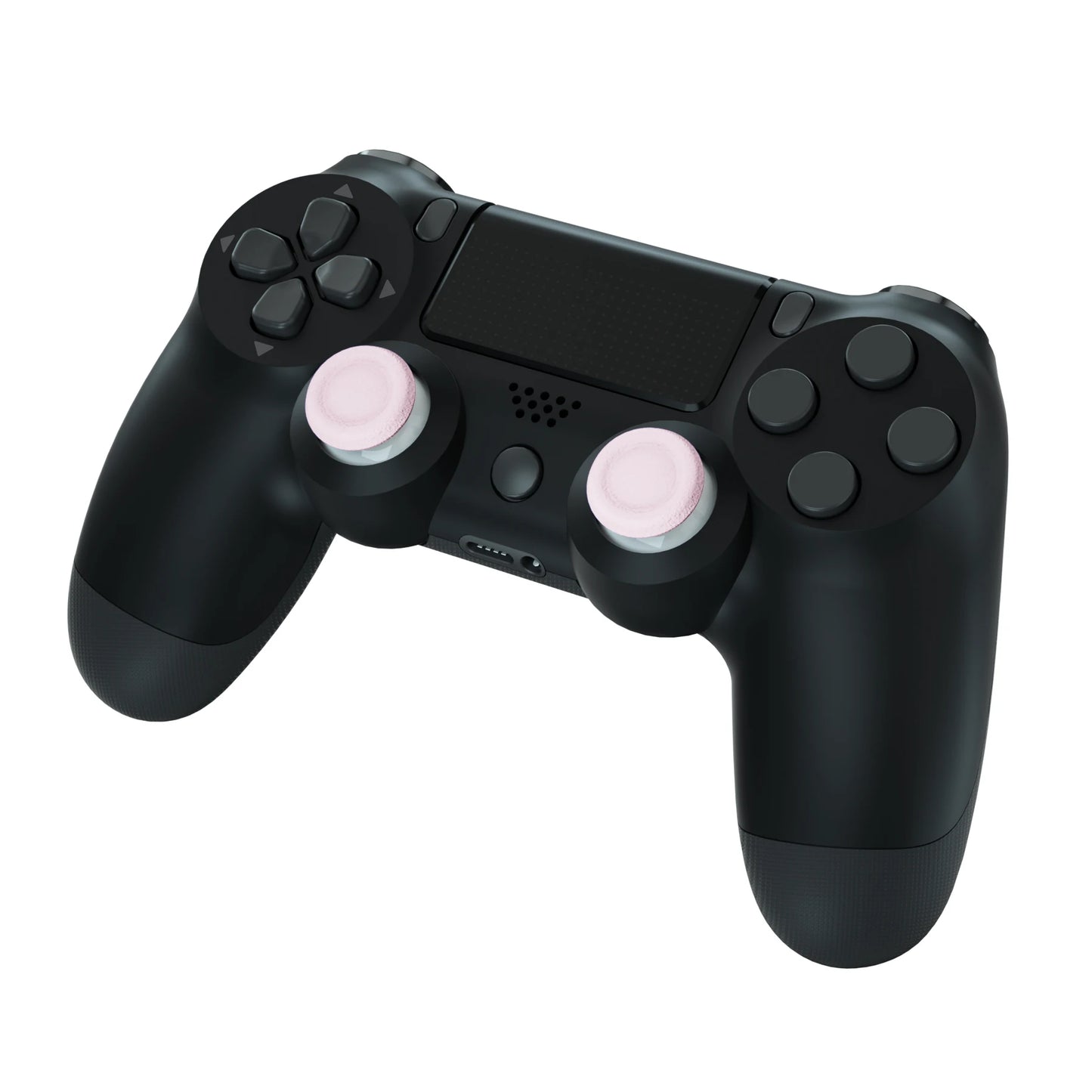 eXtremeRate 3D Joystick Analog Thumb Sticks Accessories for PS5, for PS4 All Model Controller - Pink & White