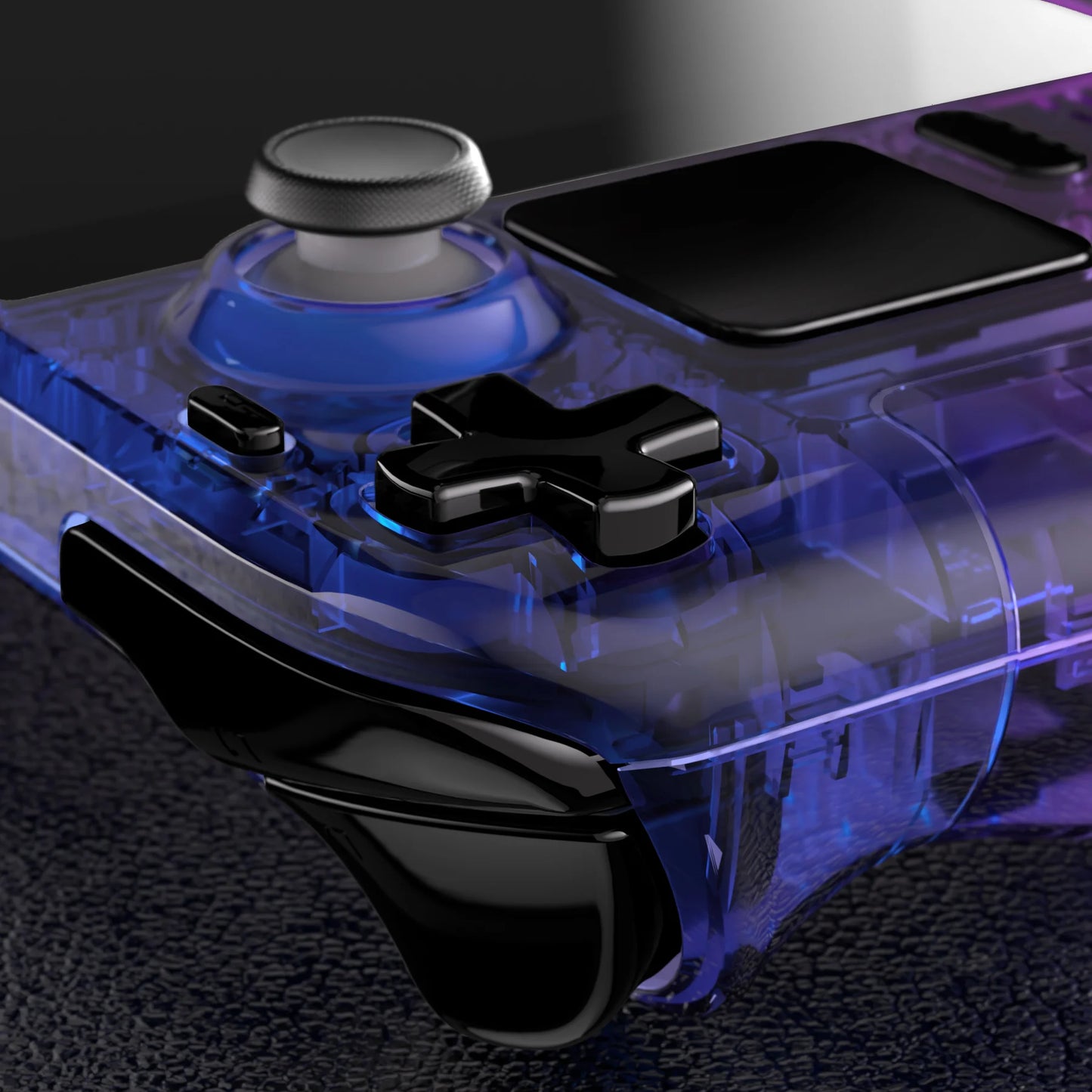eXtremeRate Replacement Housing Shell Set for Steam Deck LCD, Faceplate Back Plate Shell with Buttons - Gradient Series