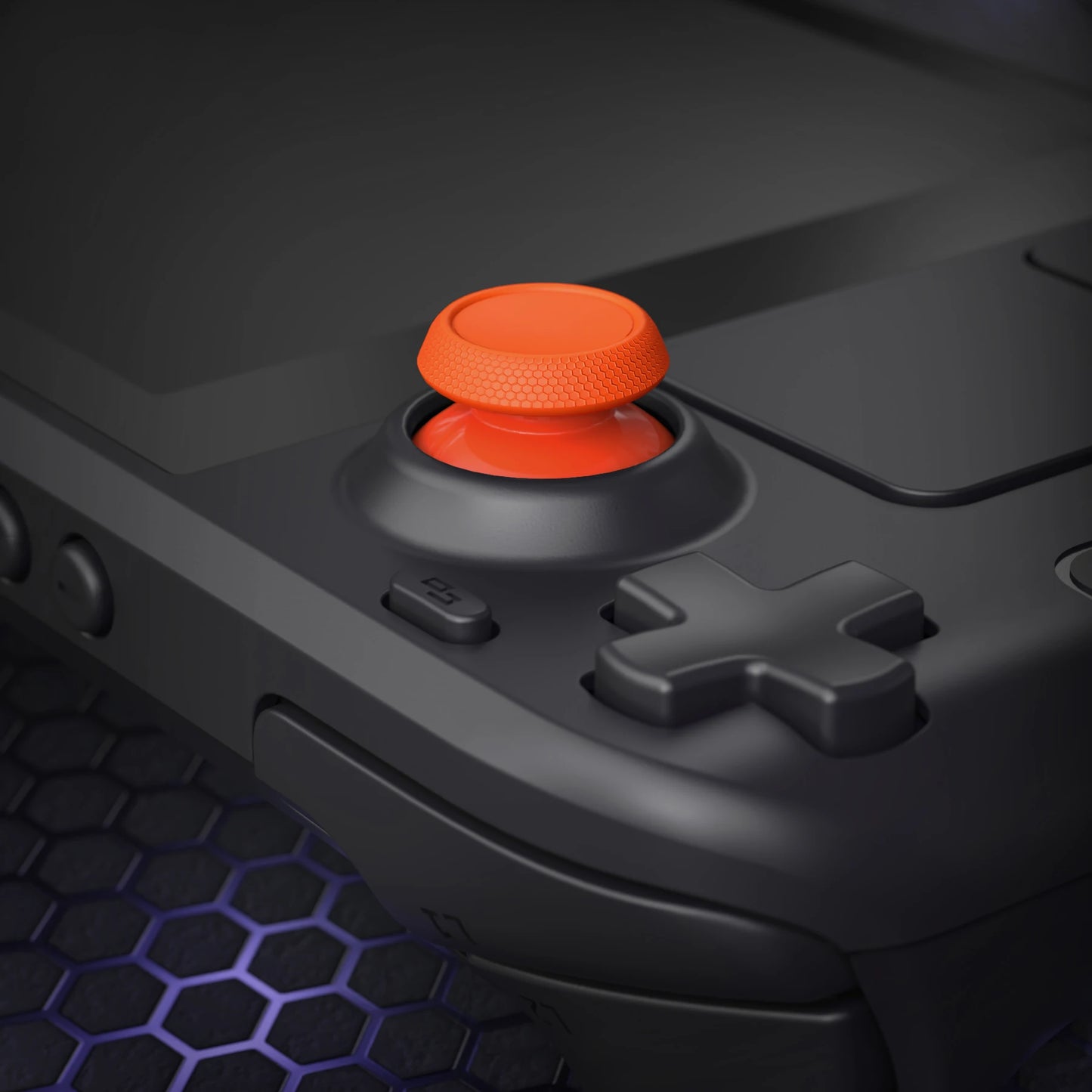eXtremeRate Replacement Thumbsticks for Steam Deck LCD, Analog Stick Joysticks Repair Kit for Steam Deck OLED - Black