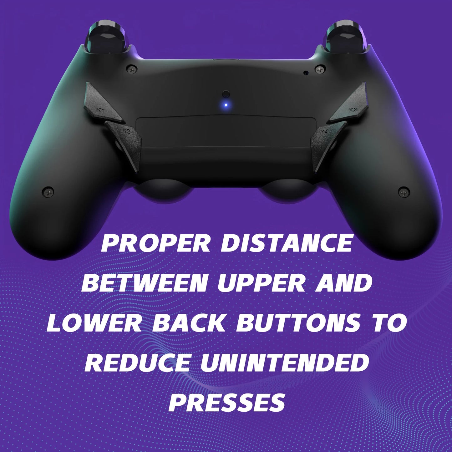 eXtremeRate Dawn Type-C Version Remap Kit for PS4 Slim Pro Controller JDM-040/050/055 W/Mapping Profiles, Back Shell & Buttons