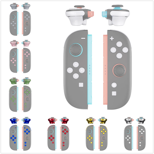 eXtremeRate DIY Replacement Full Set Buttons for Joycon 2, ABXY & Dpad & C Home & Release & Trigger Button for Nintendo Switch 2