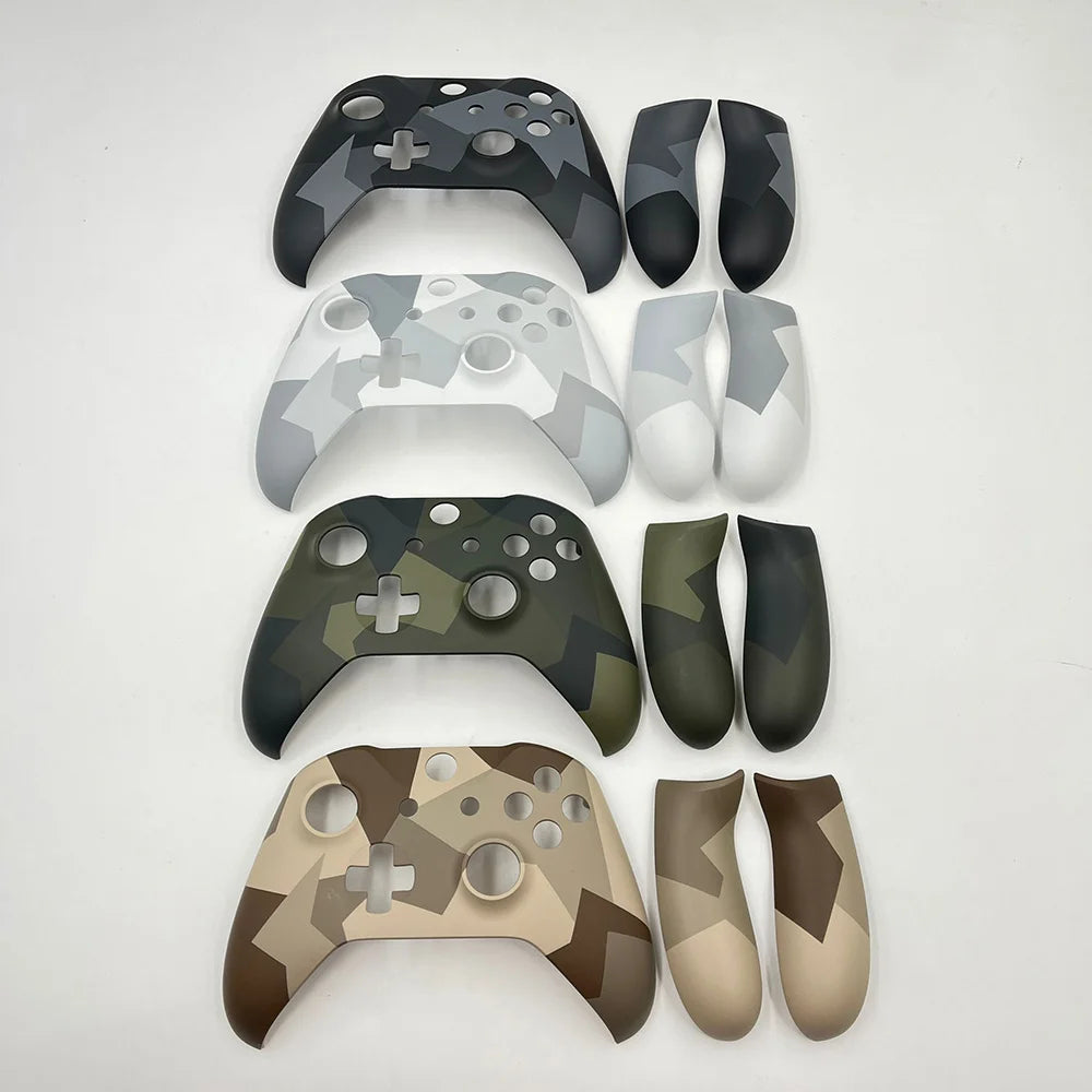 For Xbox One Slim Controller Faceplate Shell Replacement Front Case Housing & Hand Grip for Xbox One S