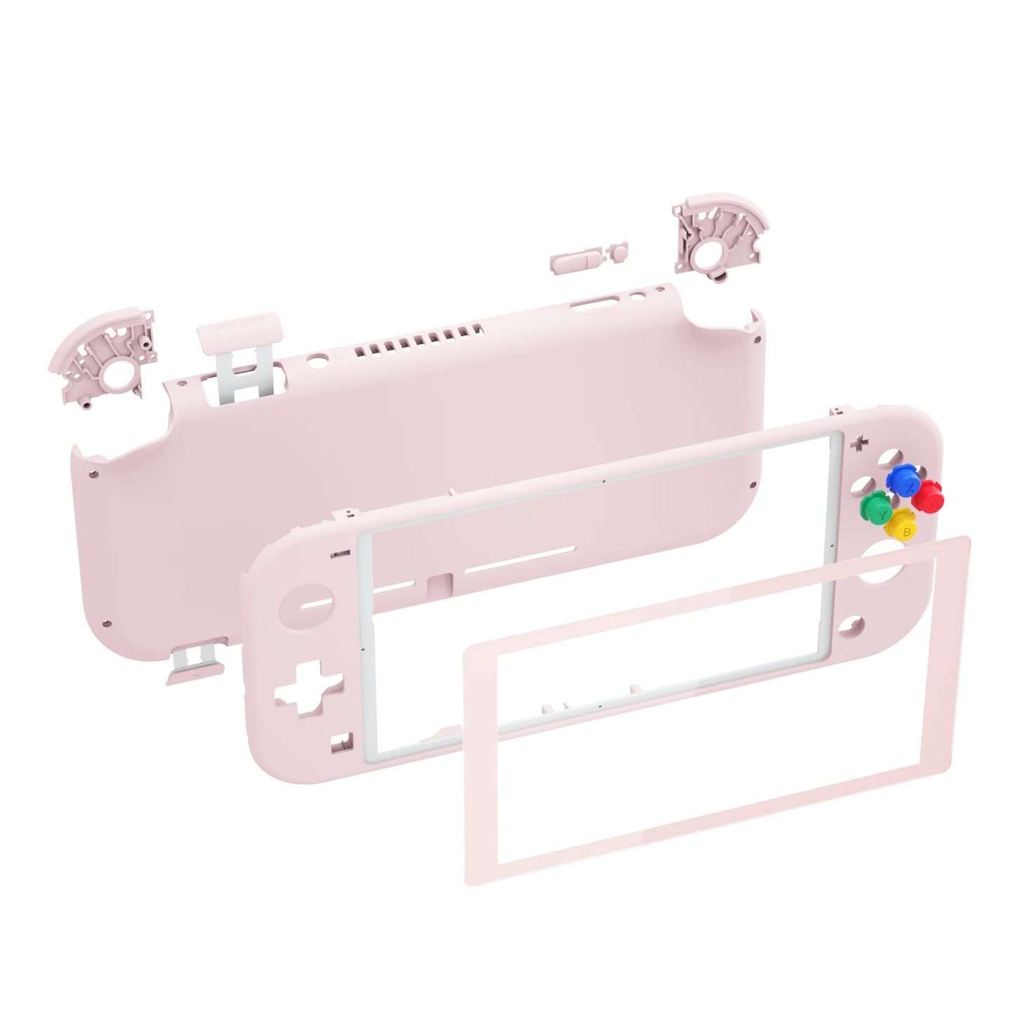 eXtremeRate DIY Replacement Shell Housing Case Cover with Screen Protector for NS Switch Lite - Single Series