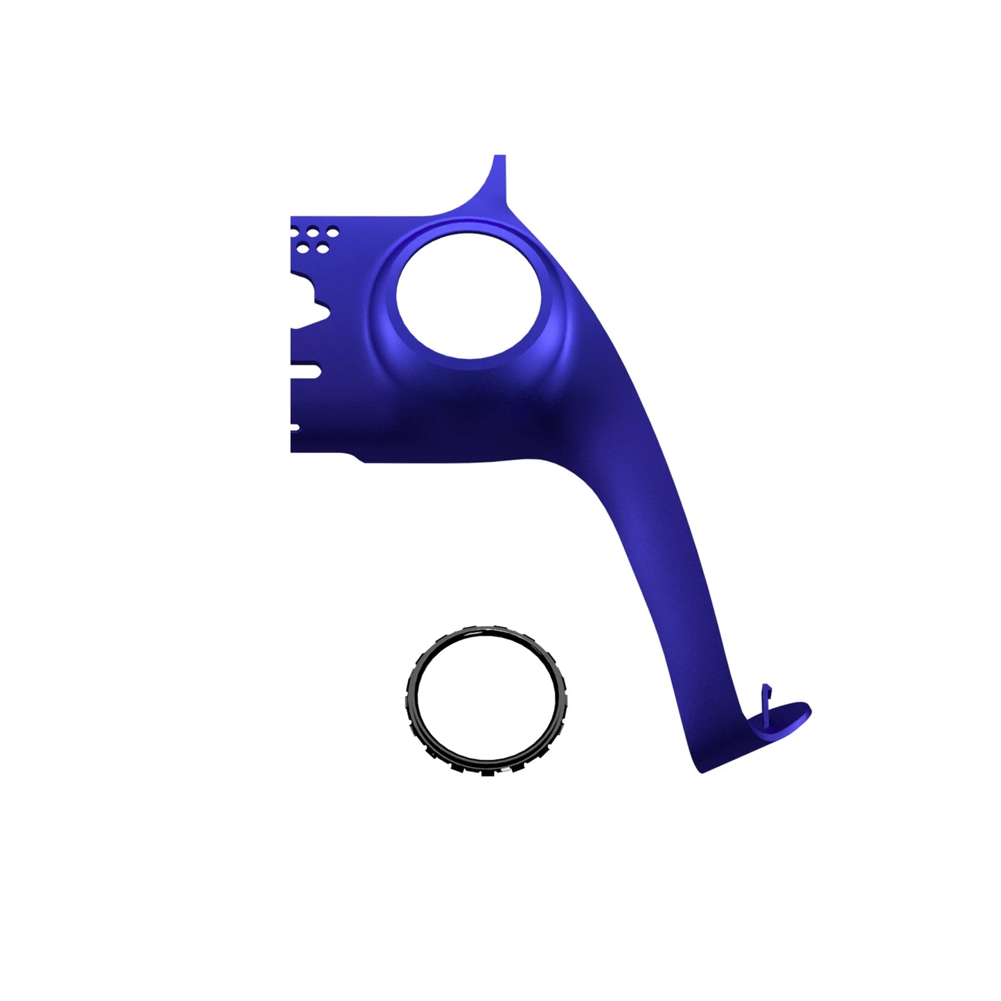 eXtremeRate Replacement Decorative Trim Shell with Accent Rings Compatible with ps5 Controller BDM-010/020/030/040/050